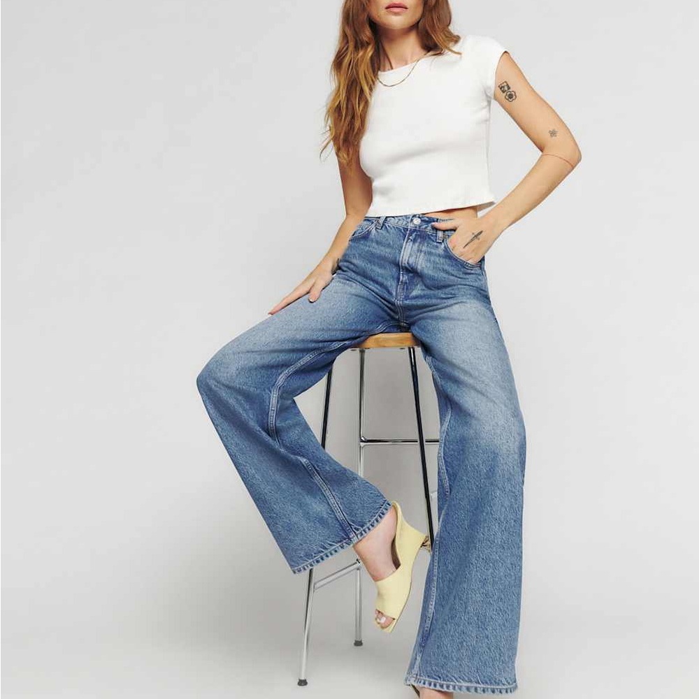 NWT Reformation Cary high rise jeans in Colorado / size 28 - Picture 5 of 10